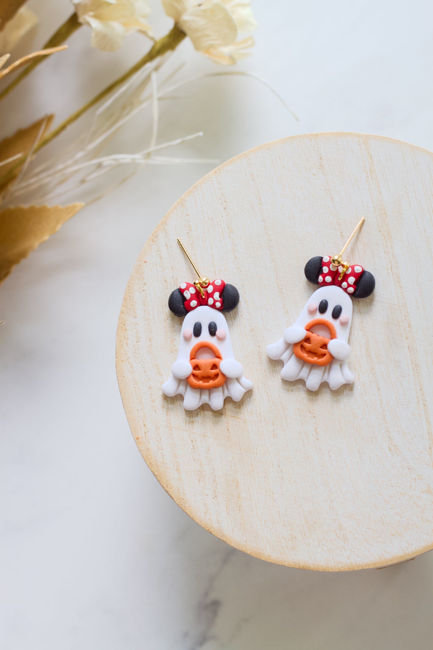 Minnie Ghost Dangles