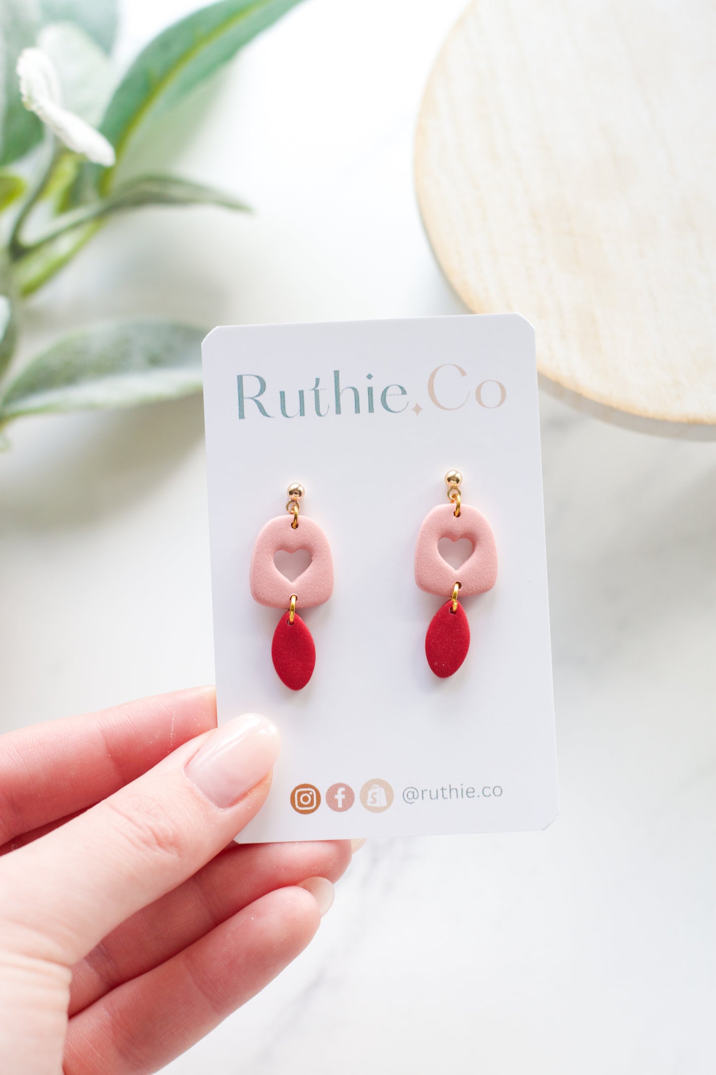 Heart Window Dangles