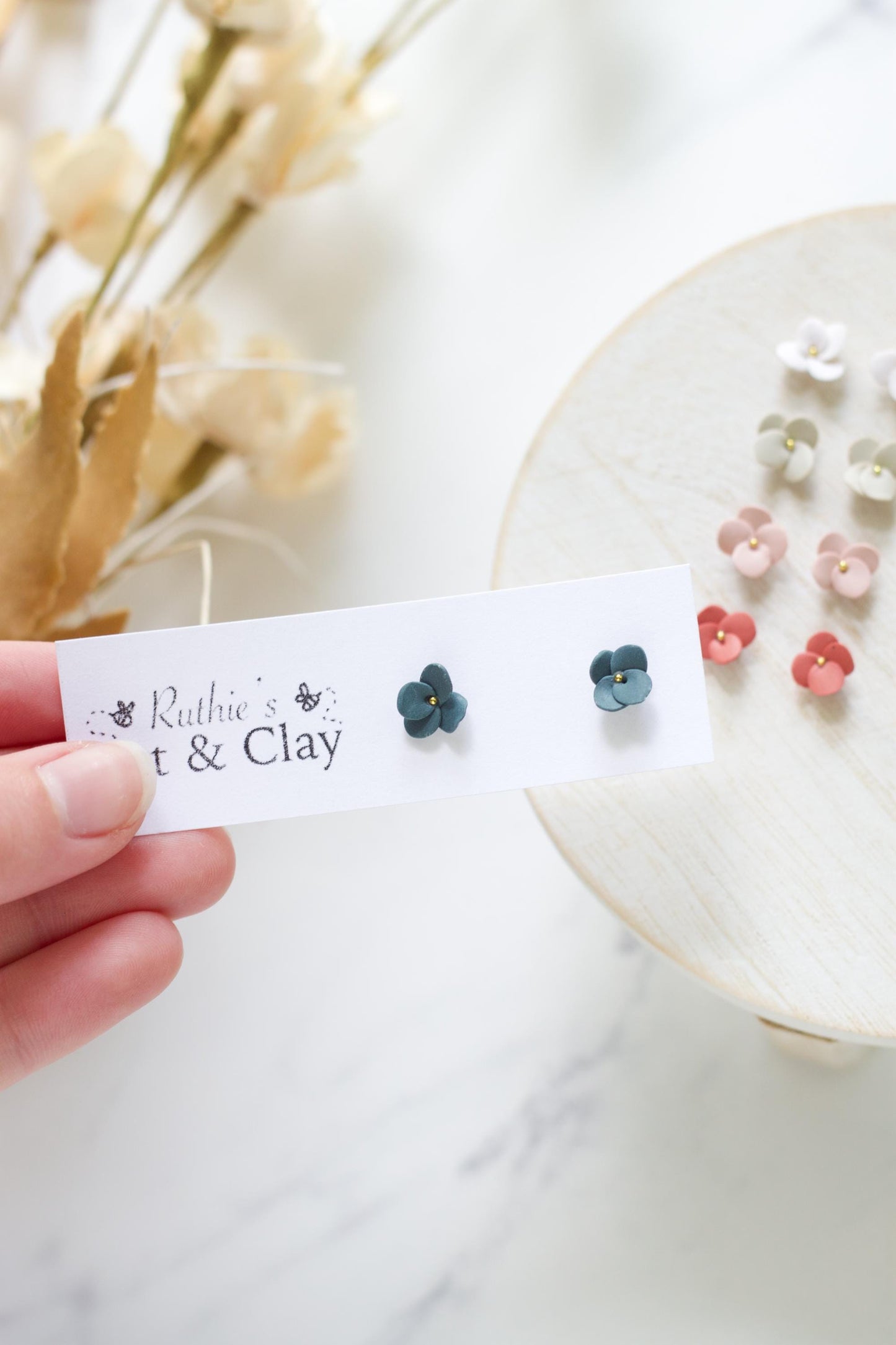 Autumn Floral Studs