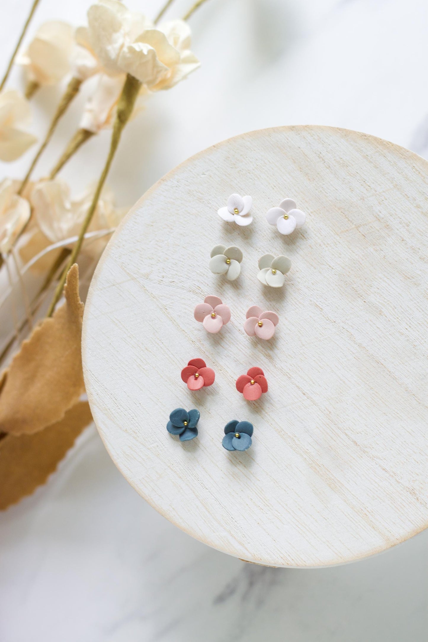 Autumn Floral Studs