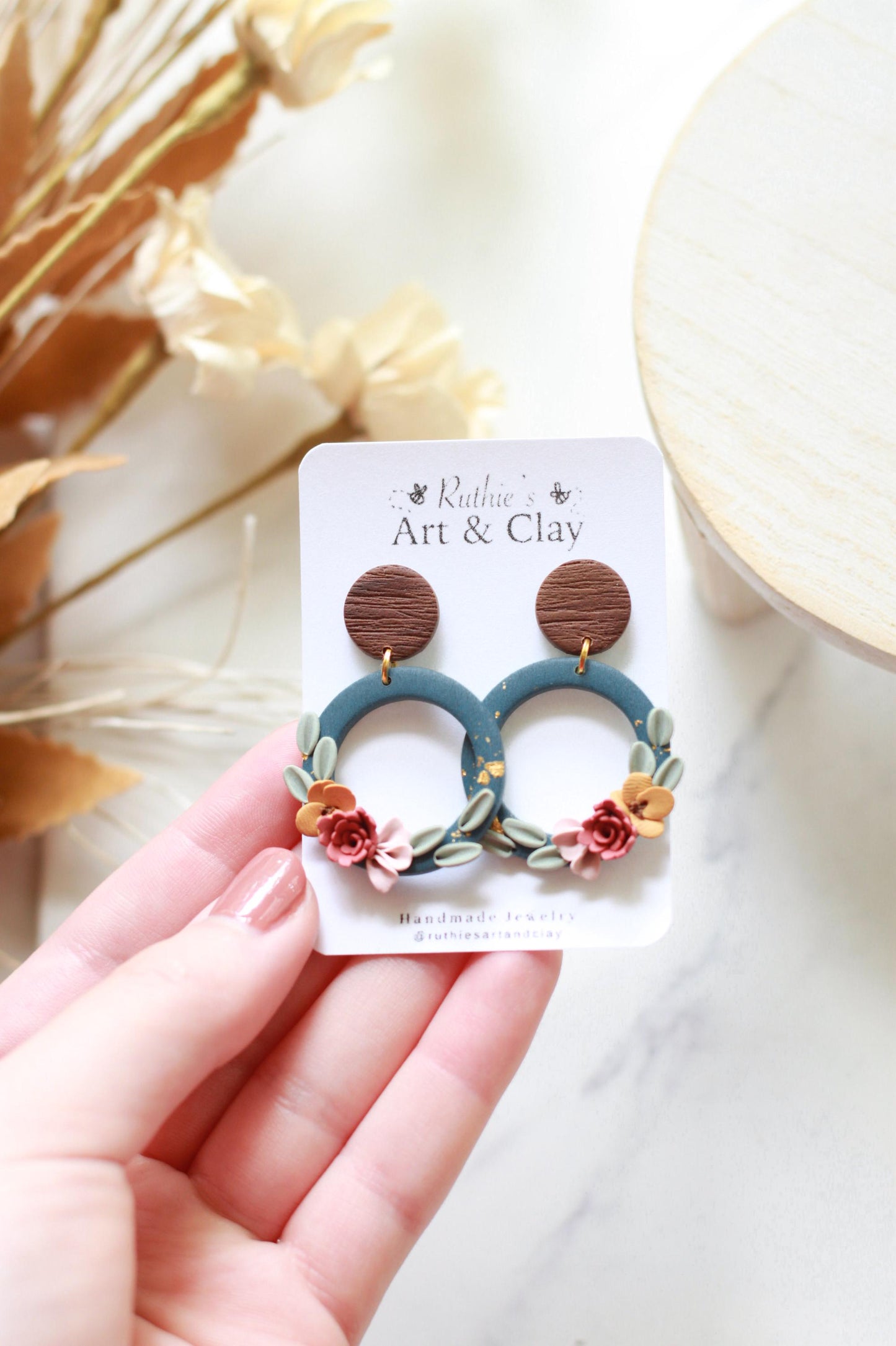 Fall Floral Dangles