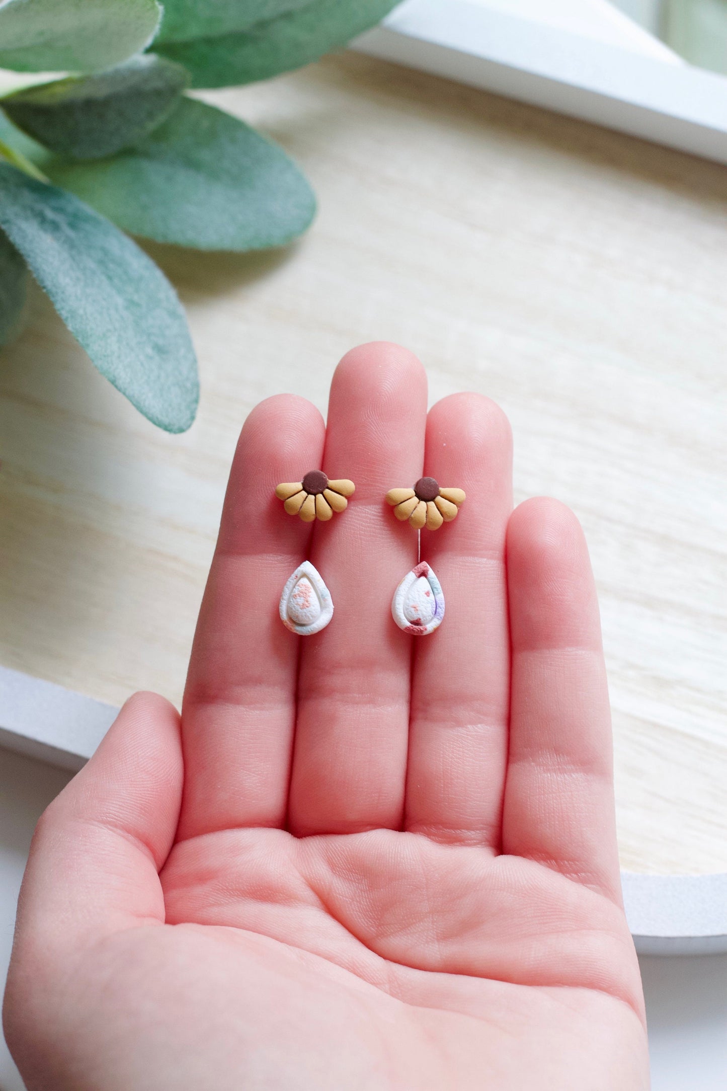 Sunflower and Teardrop Stud Pack