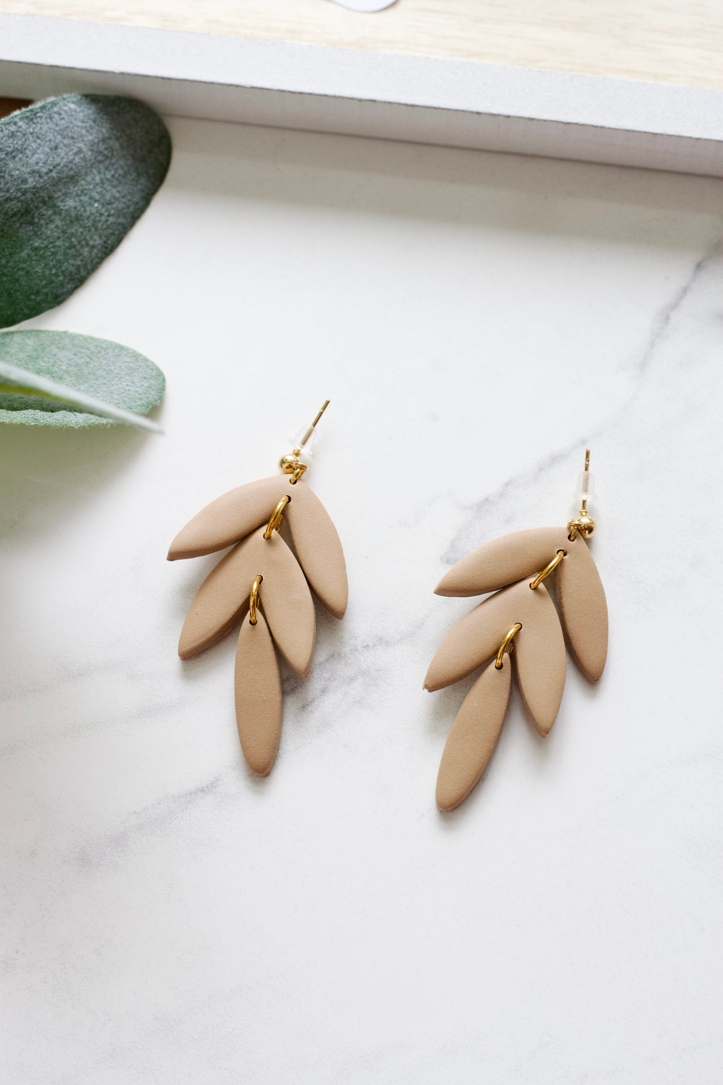 Boho Leaf Dangles
