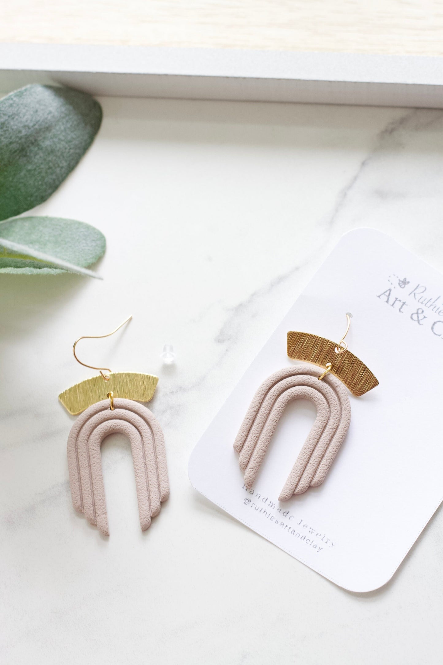 Boho Arch and Gold Dangles