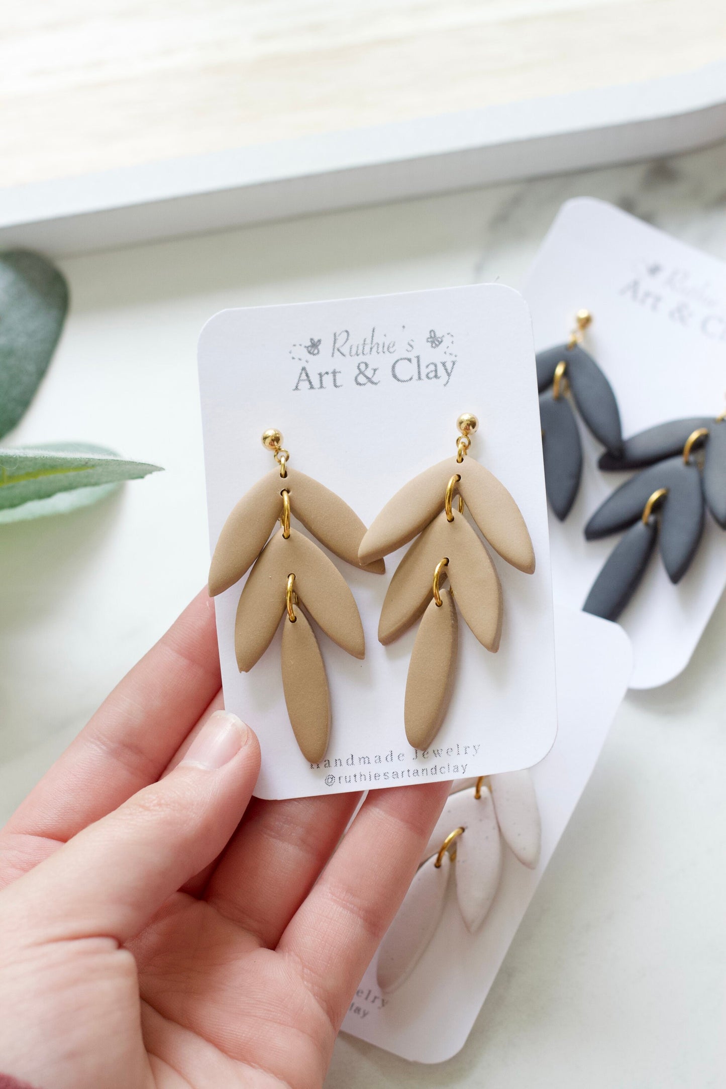 Boho Leaf Dangles