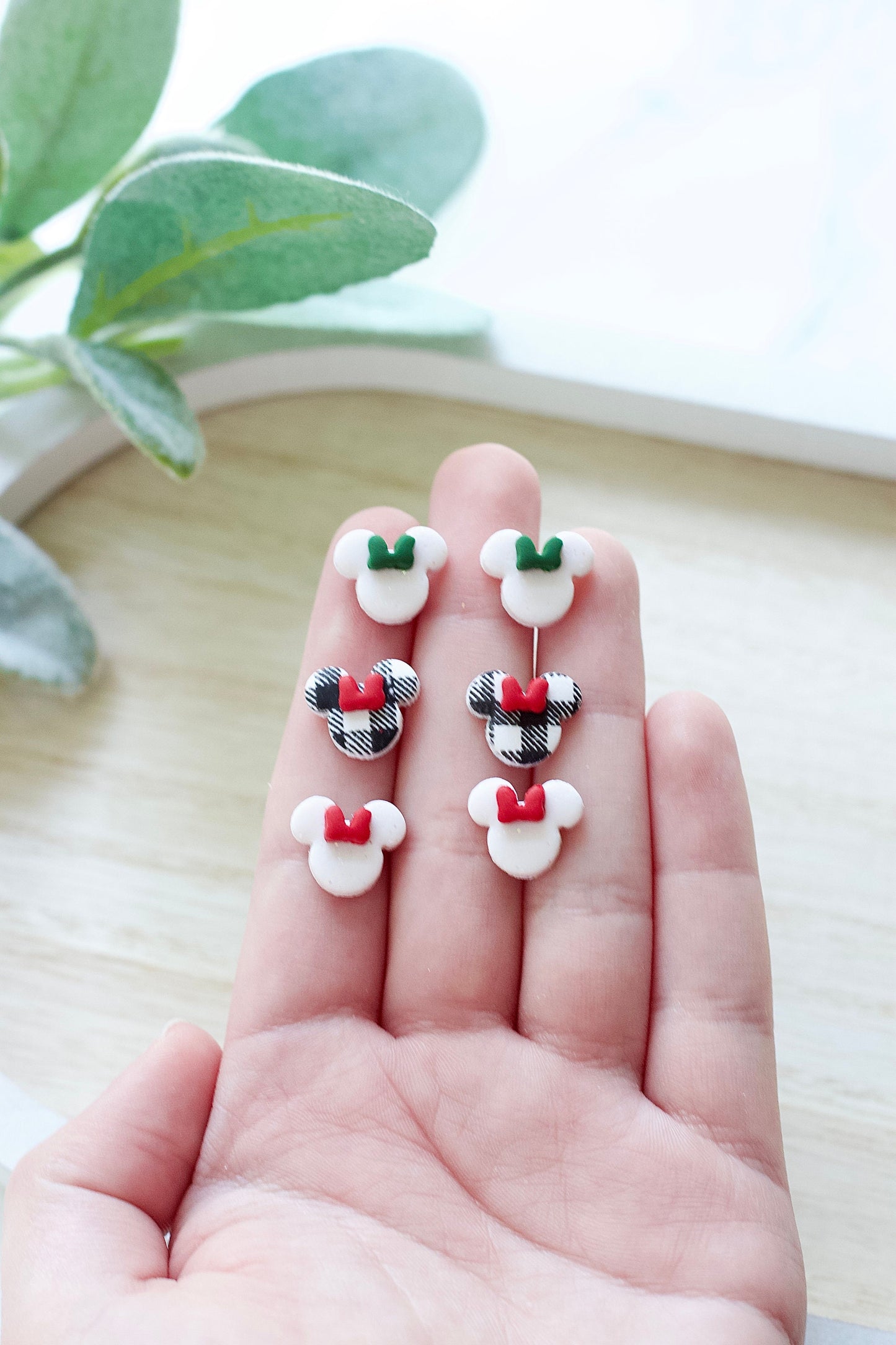 Christmas Minnie Stud Pack