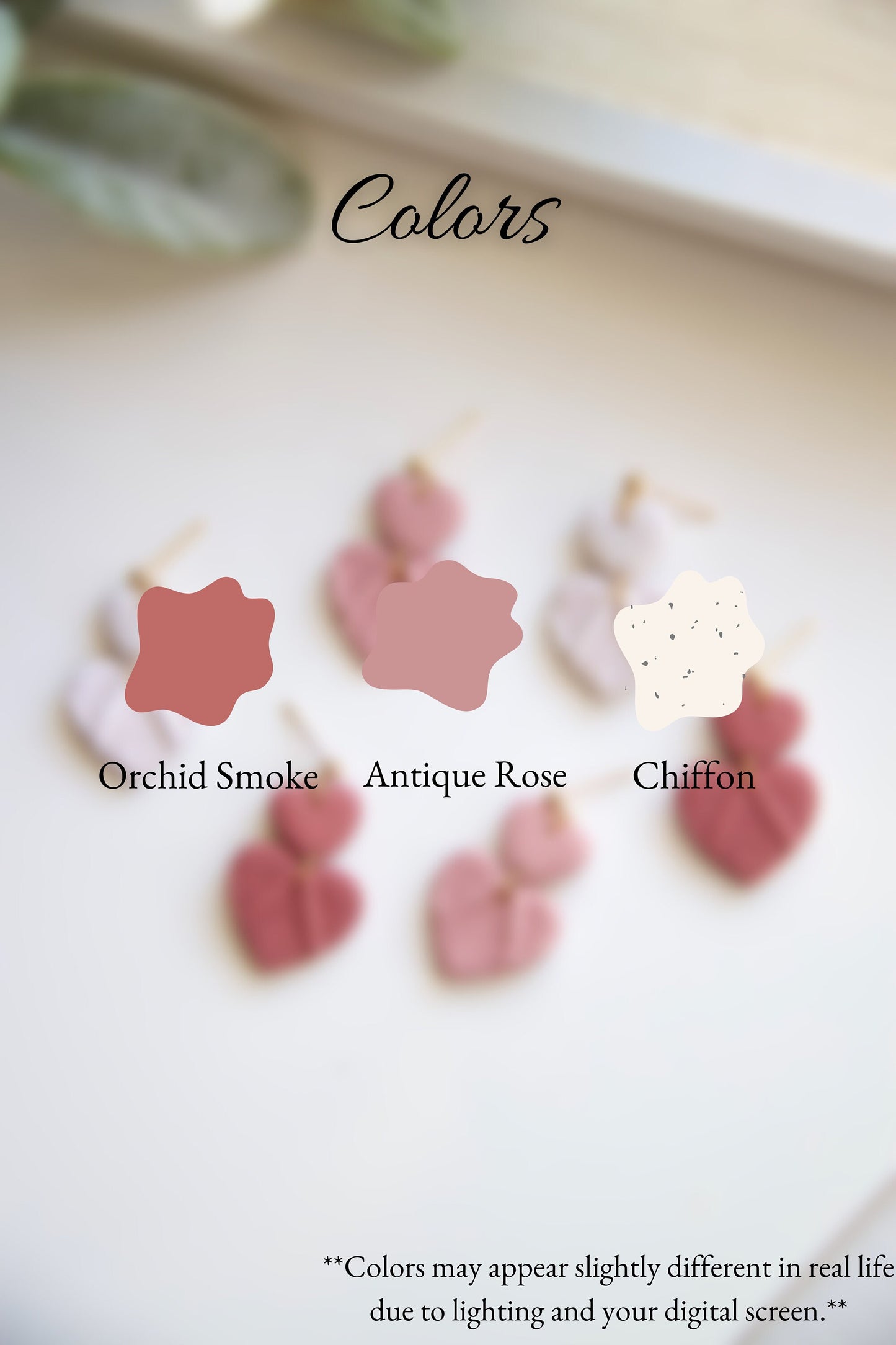 Stacked Heart Dangle Earrings