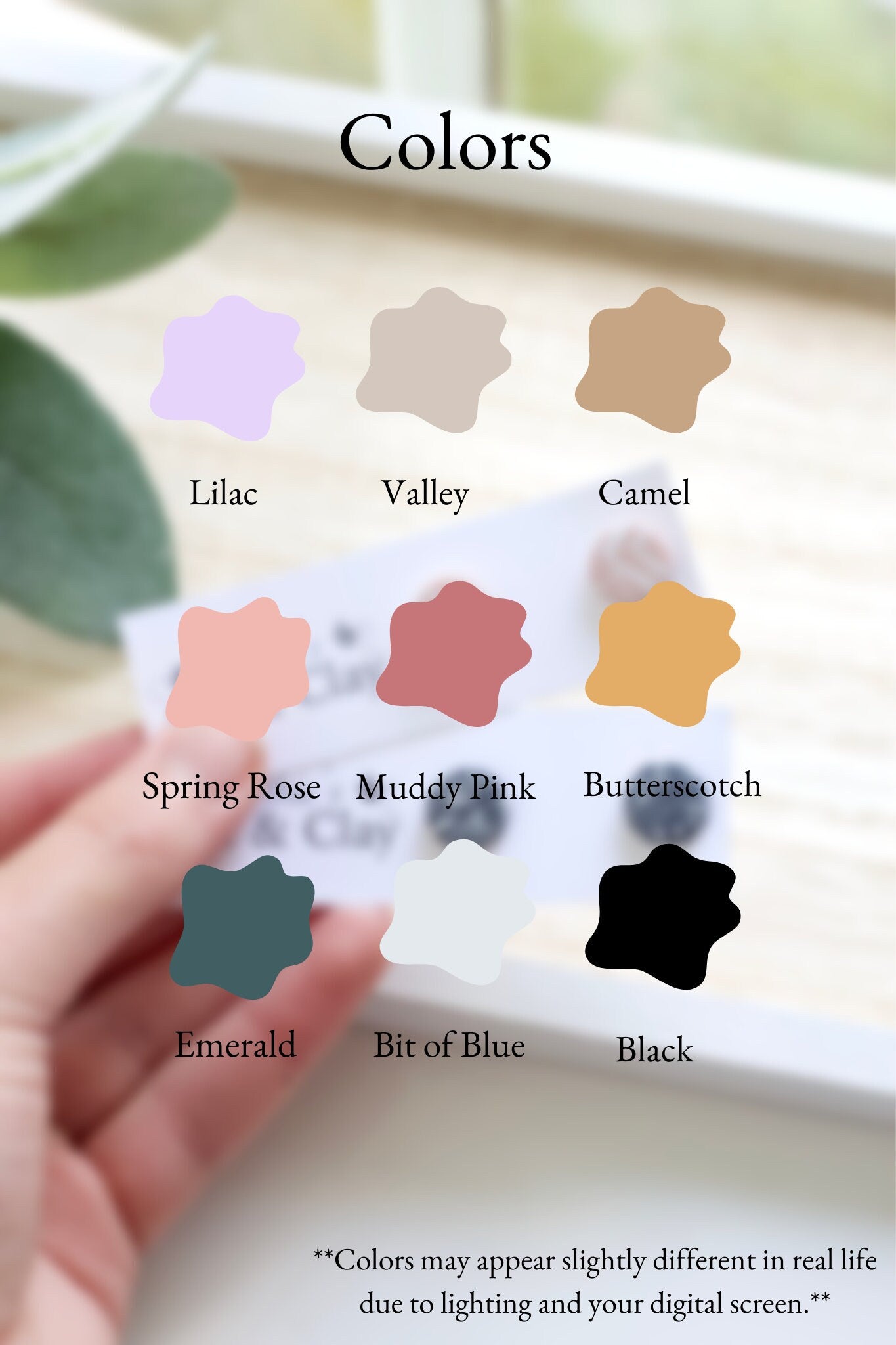 Floral Printed Studs