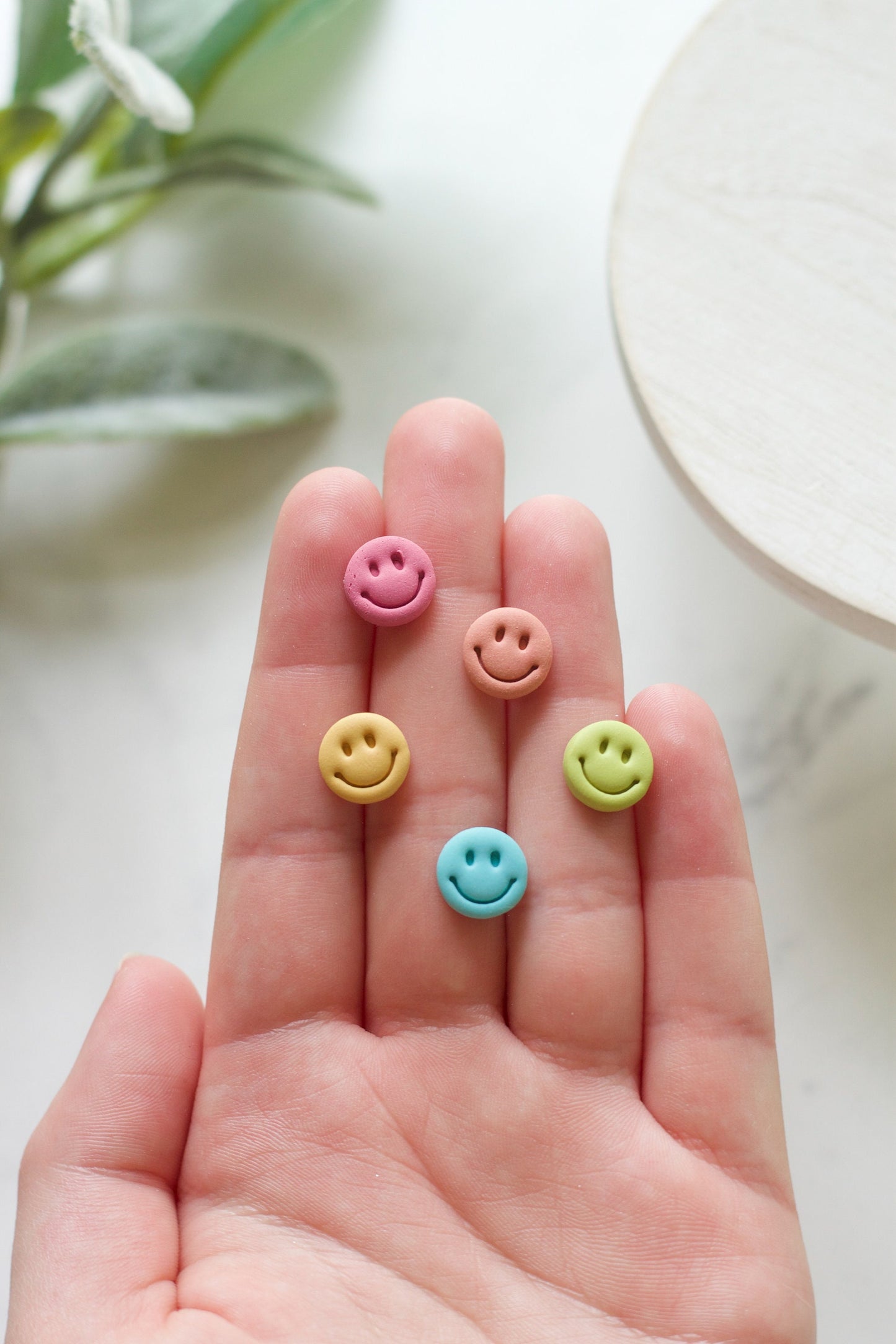 Smiley Face Studs