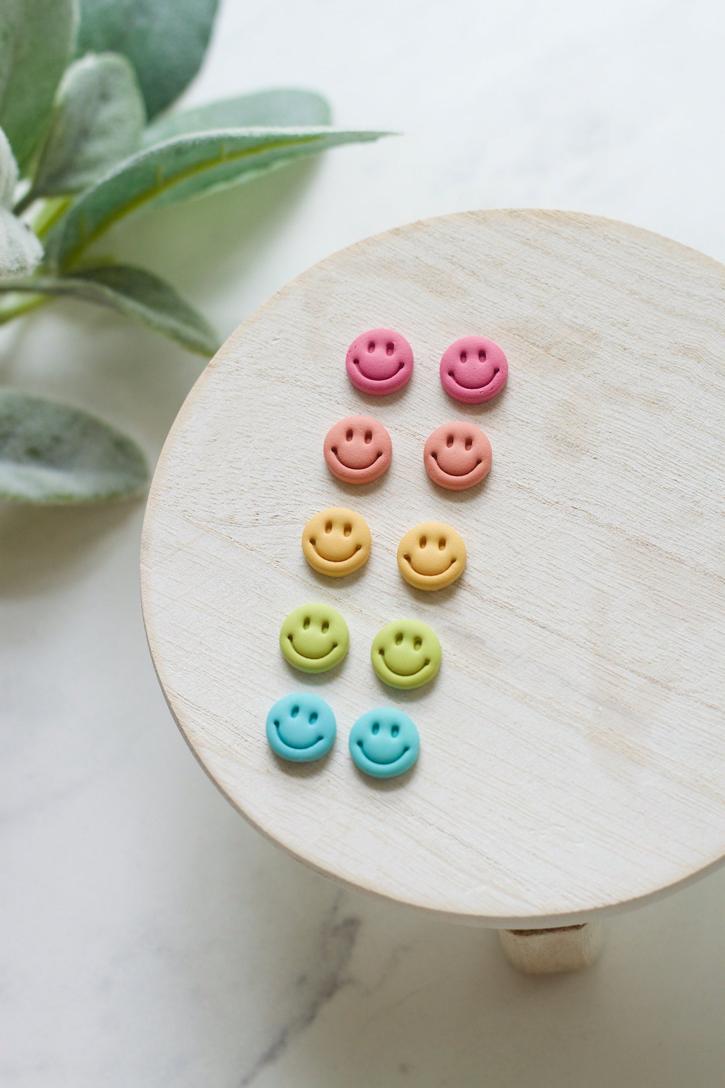Smiley Face Studs