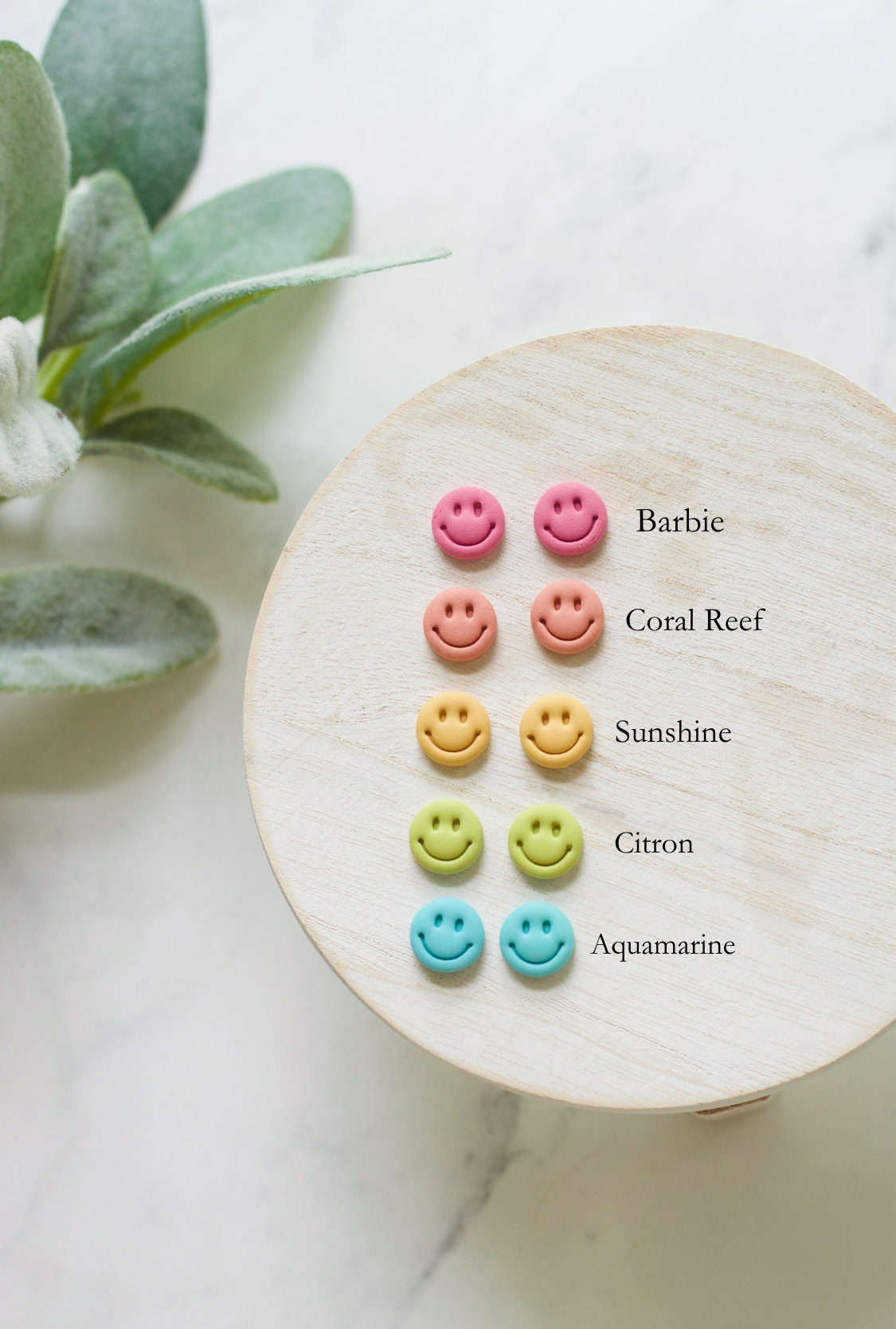 Smiley Face Studs