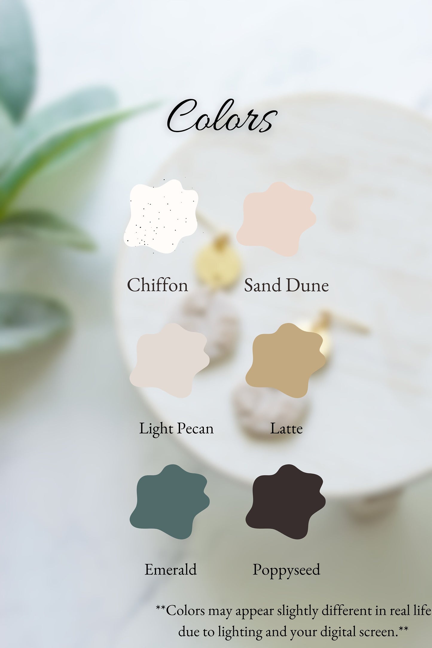 Ginkgo Leaf Studs