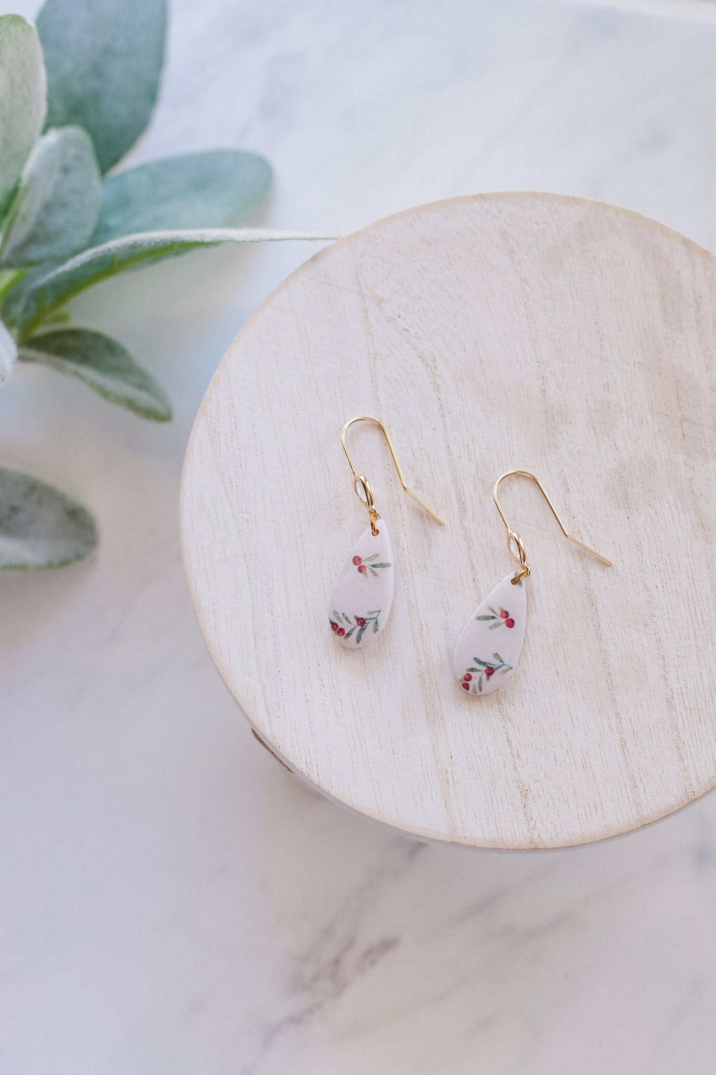 Holly and Berries Dangles