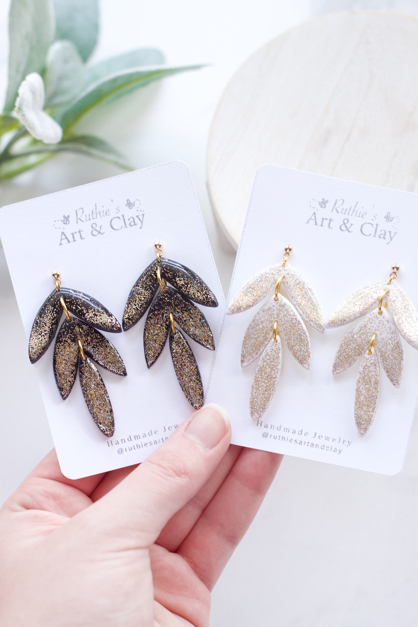 NYE Leaf Dangles