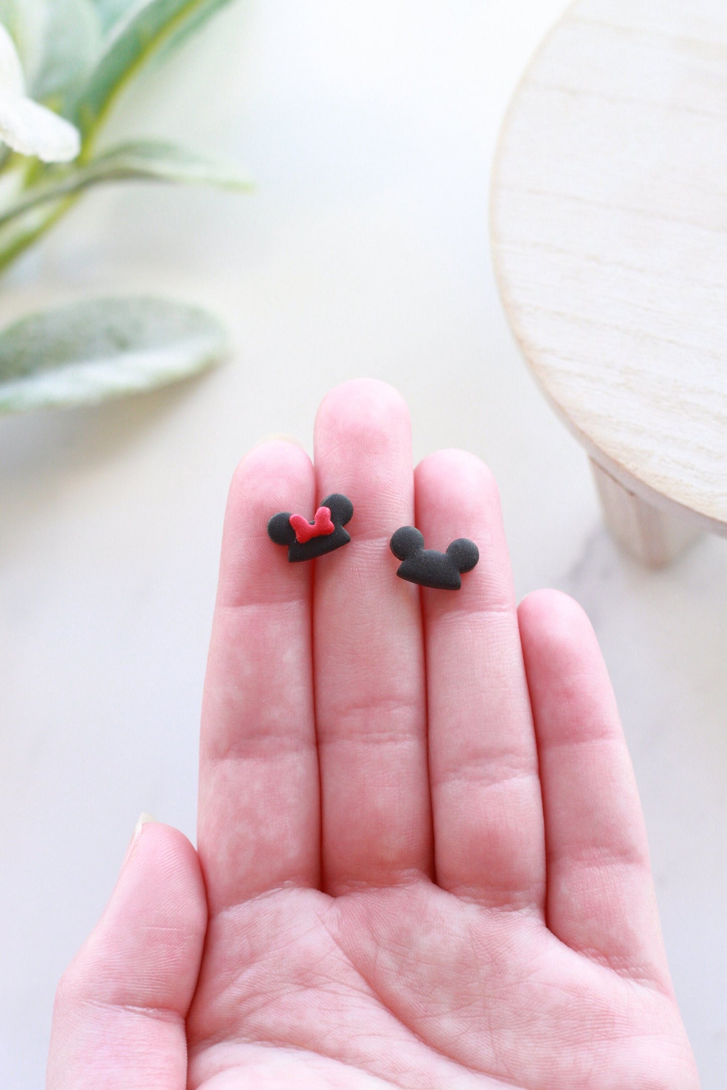 Mickey and Minnie Hat Studs