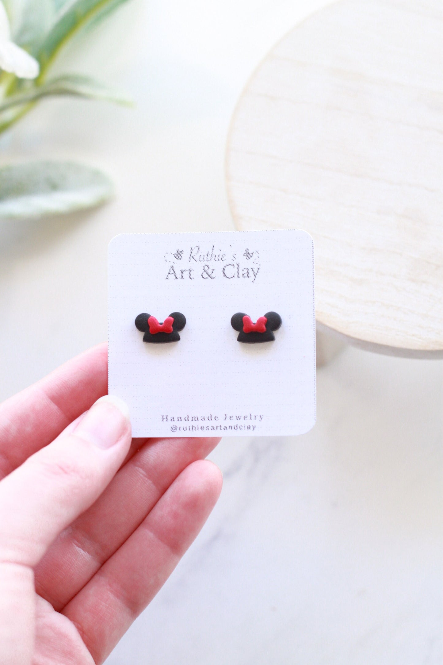 Mickey and Minnie Hat Studs