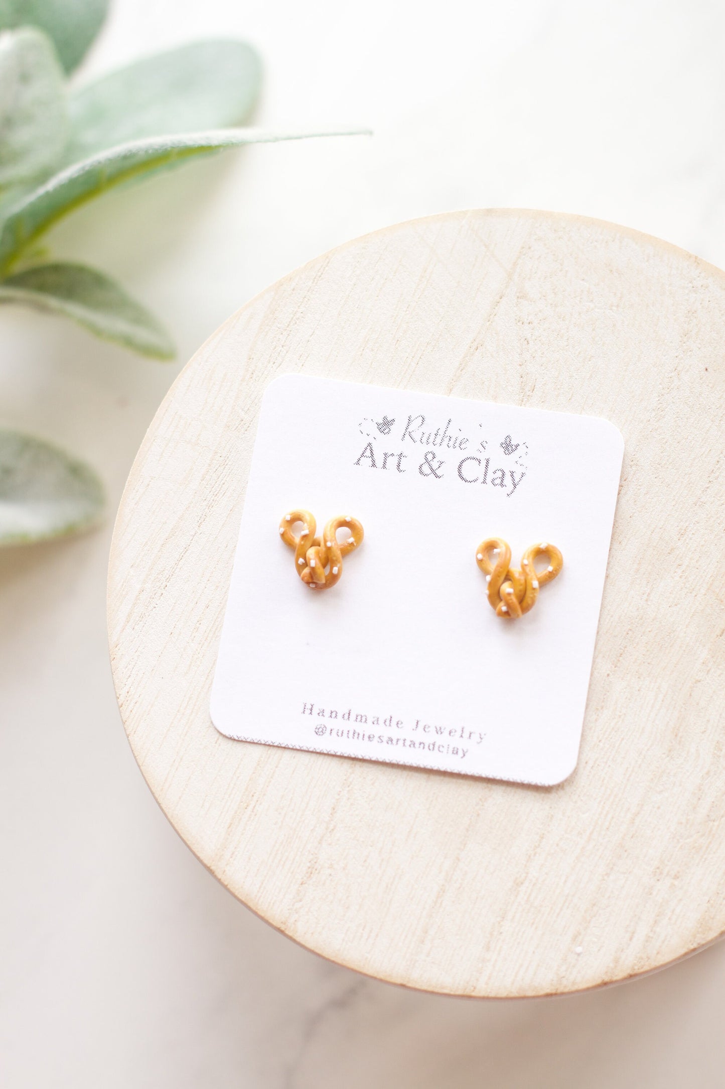 Mickey Pretzel Studs