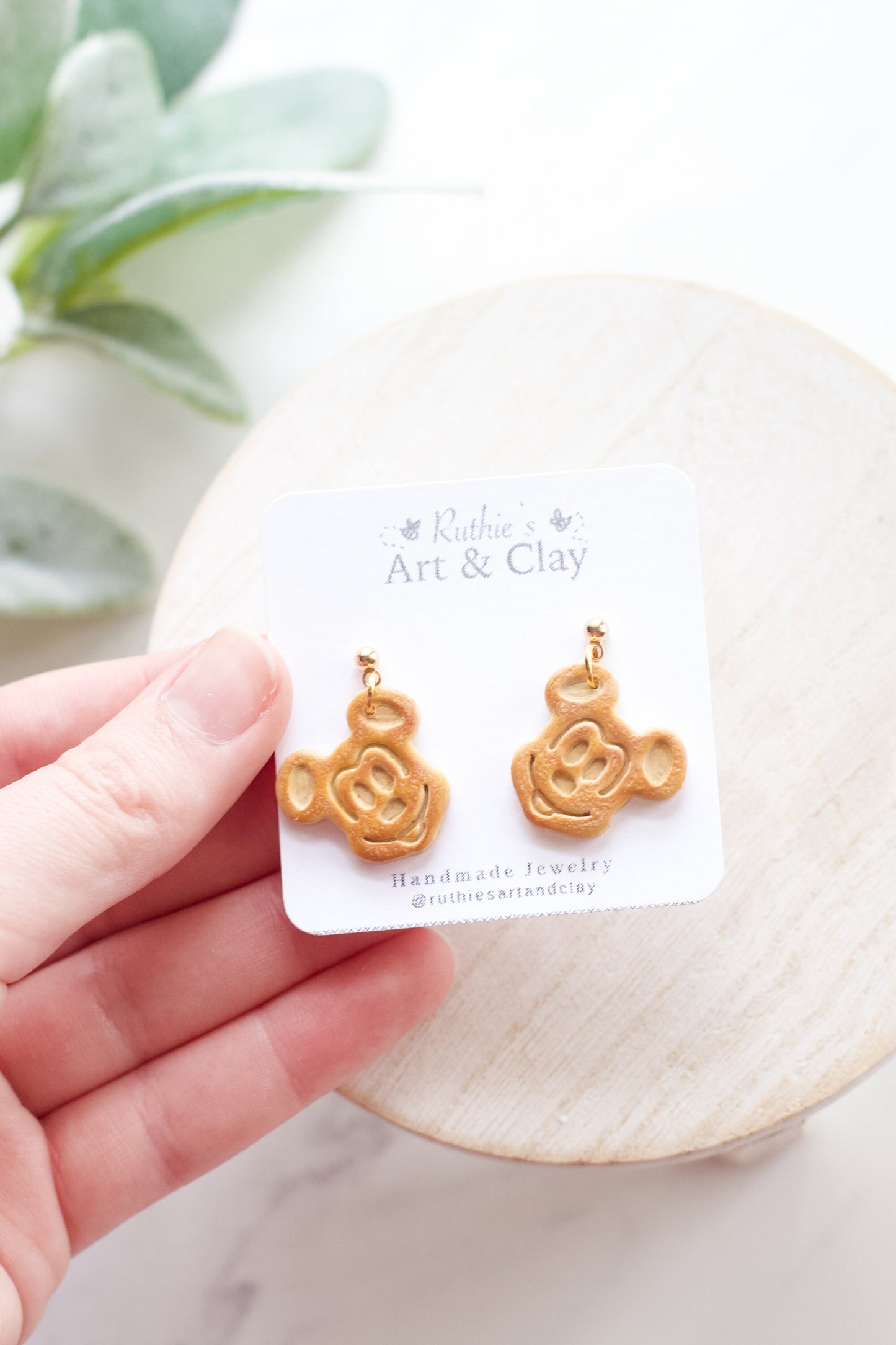 Mickey Waffle Dangles