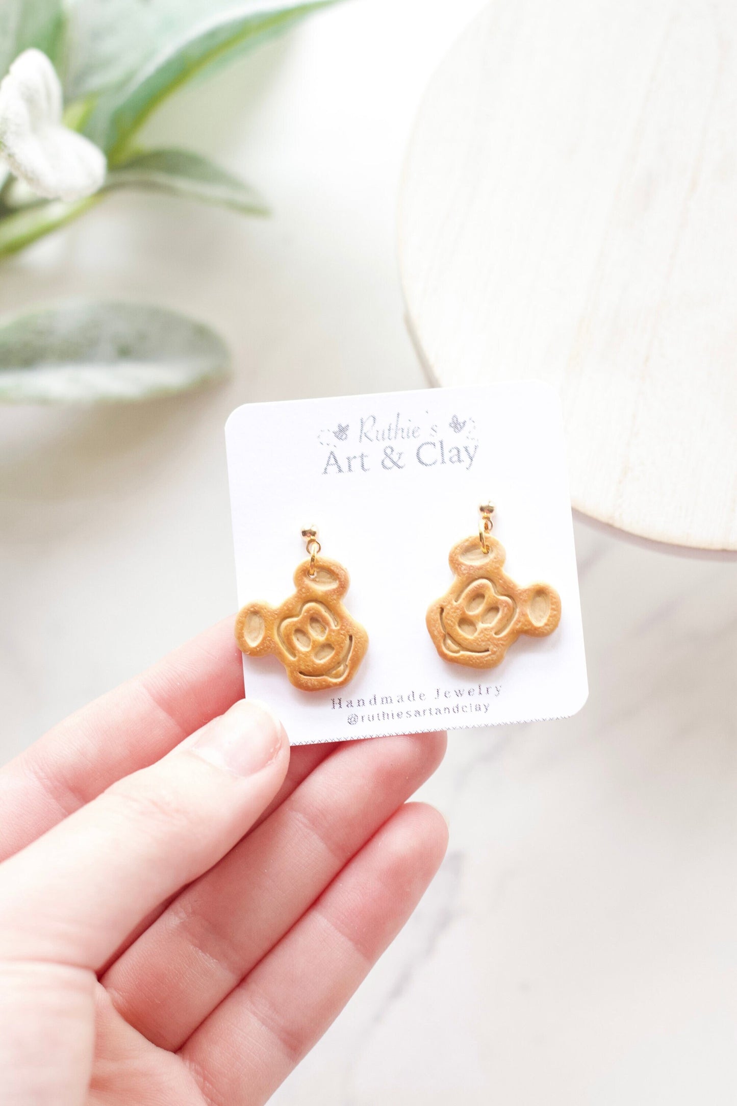 Mickey Waffle Dangles