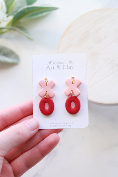XO Valentines Dangles