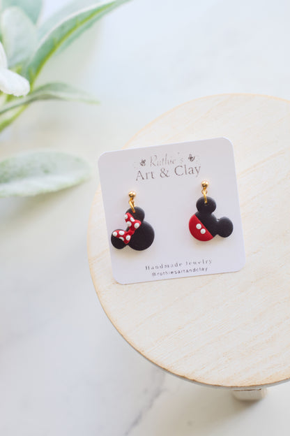 Mickey and Minnie Dangles