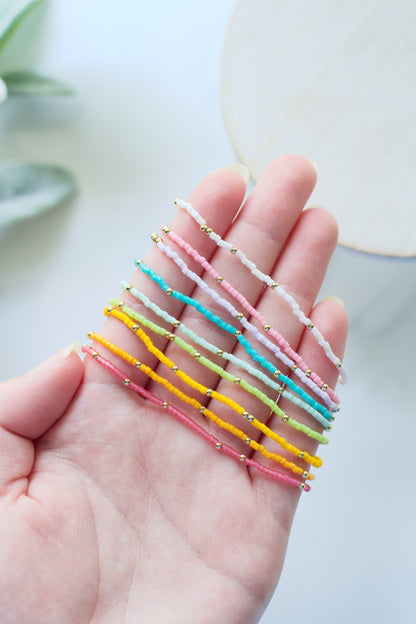 Seed Bead Stretch Bracelet