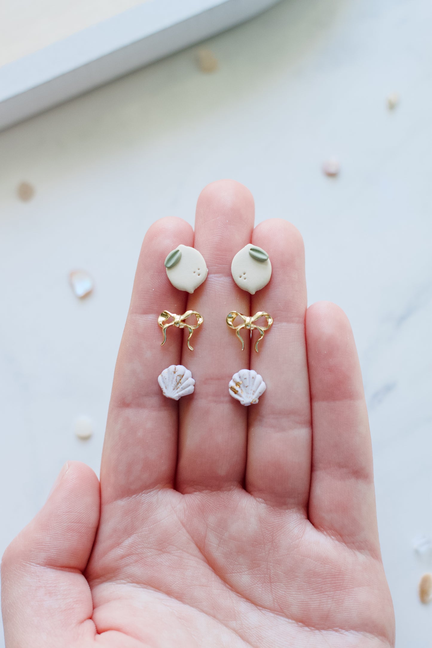 Seaside Charm Stud Trio