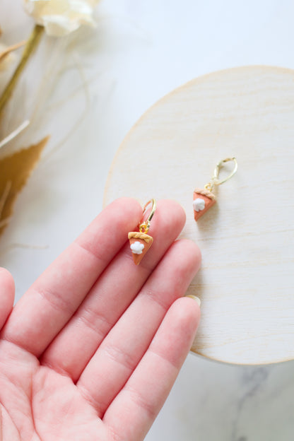 Pumpkin Pie Huggie Hoops