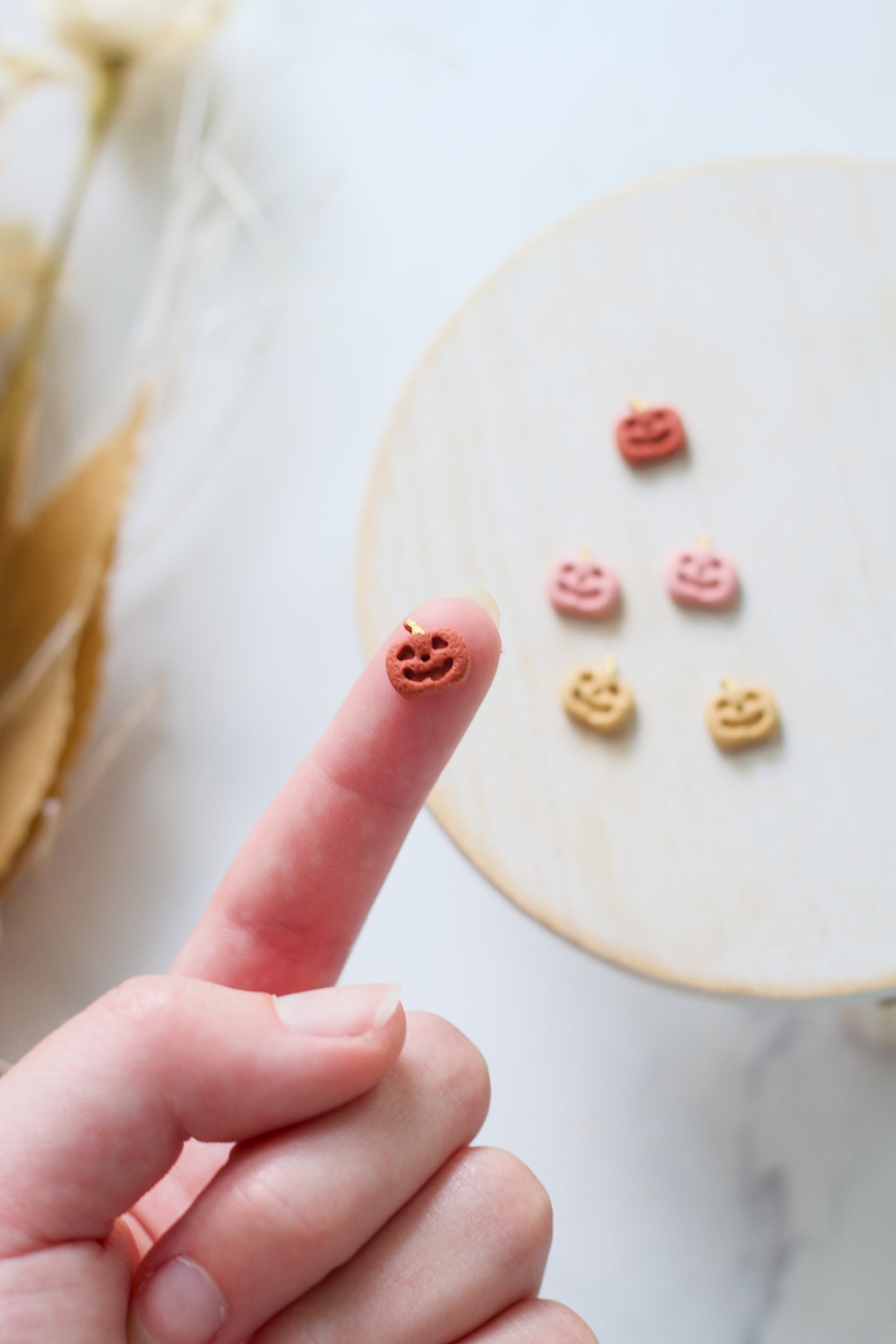 Mini Jack O Lantern Studs