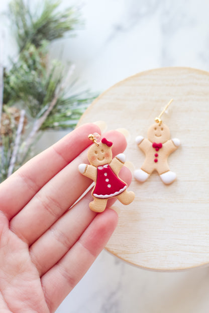 Gingerbread Dangle Earrings