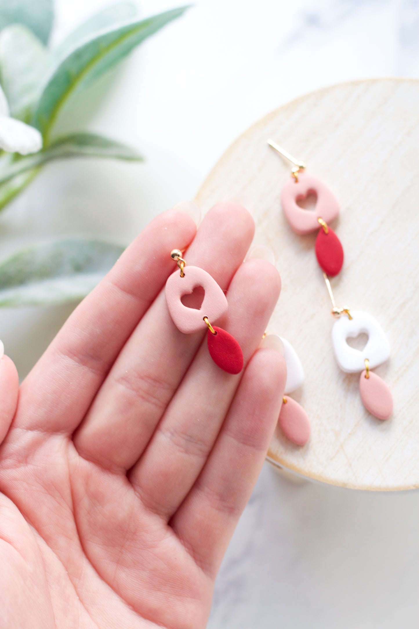 Heart Window Dangles