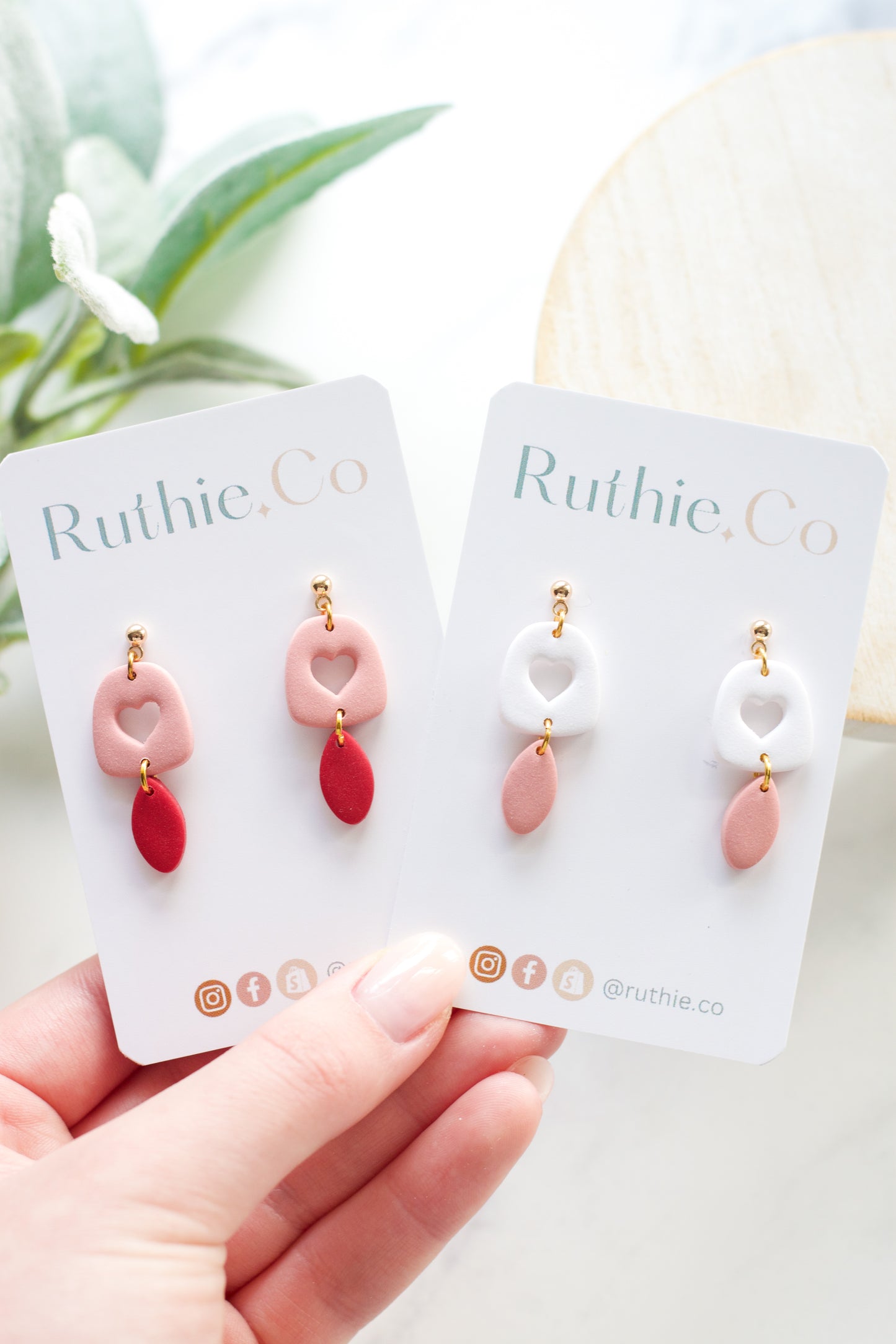 Heart Window Dangles