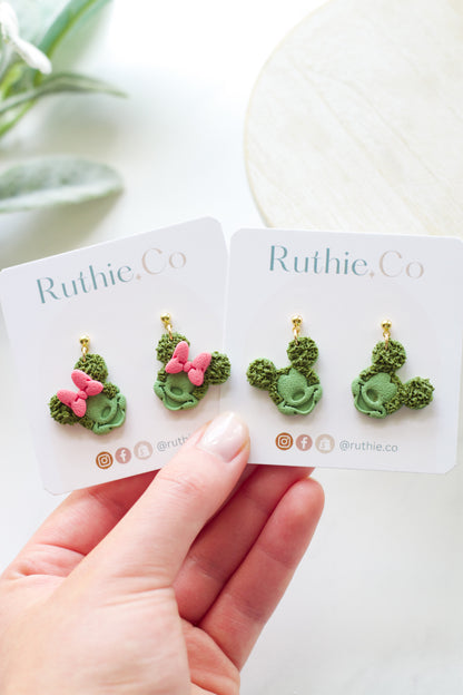 Mouse Topiary Dangles