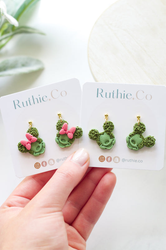 Mouse Topiary Dangles