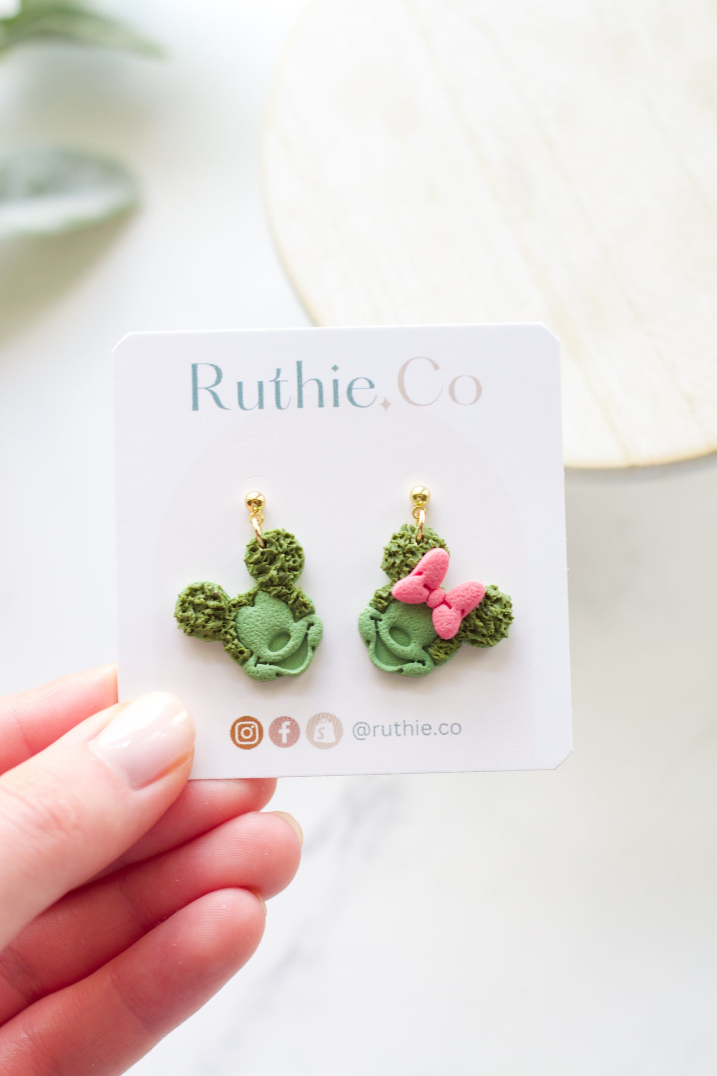 Mouse Topiary Dangles