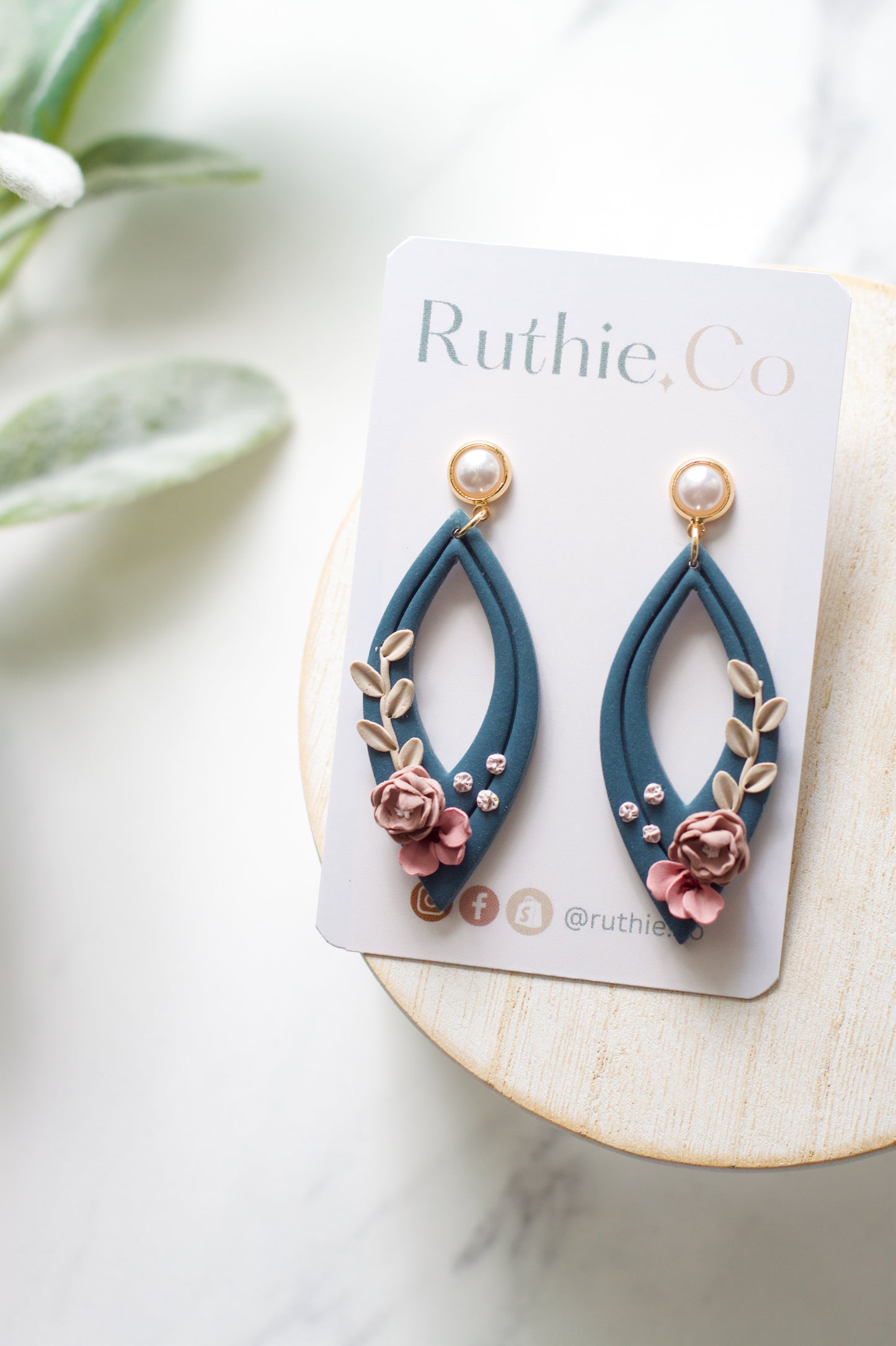 Elegant Floral Dangles