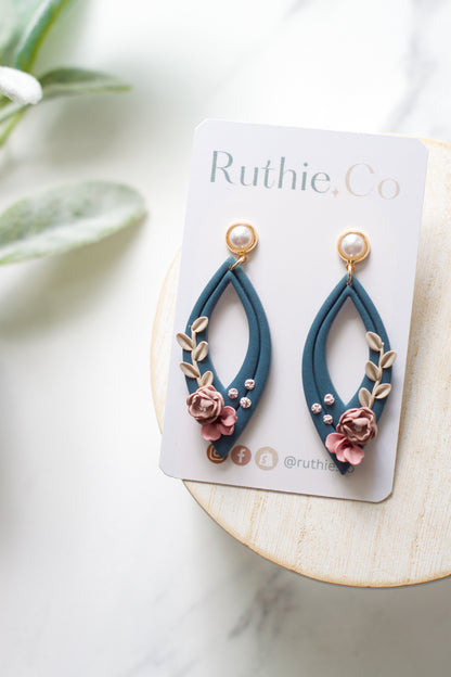 Elegant Floral Dangles