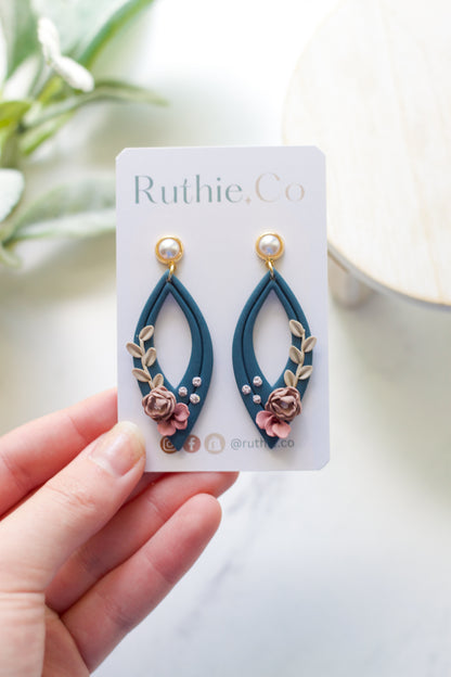 Elegant Floral Dangles
