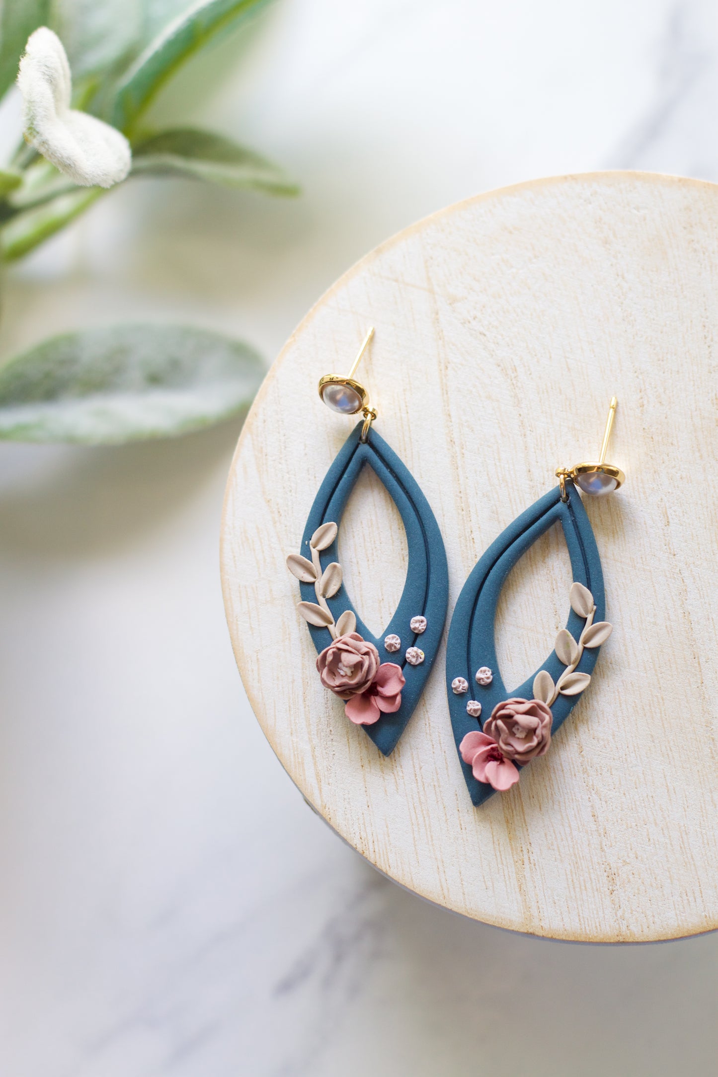 Elegant Floral Dangles