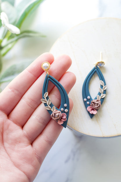 Elegant Floral Dangles
