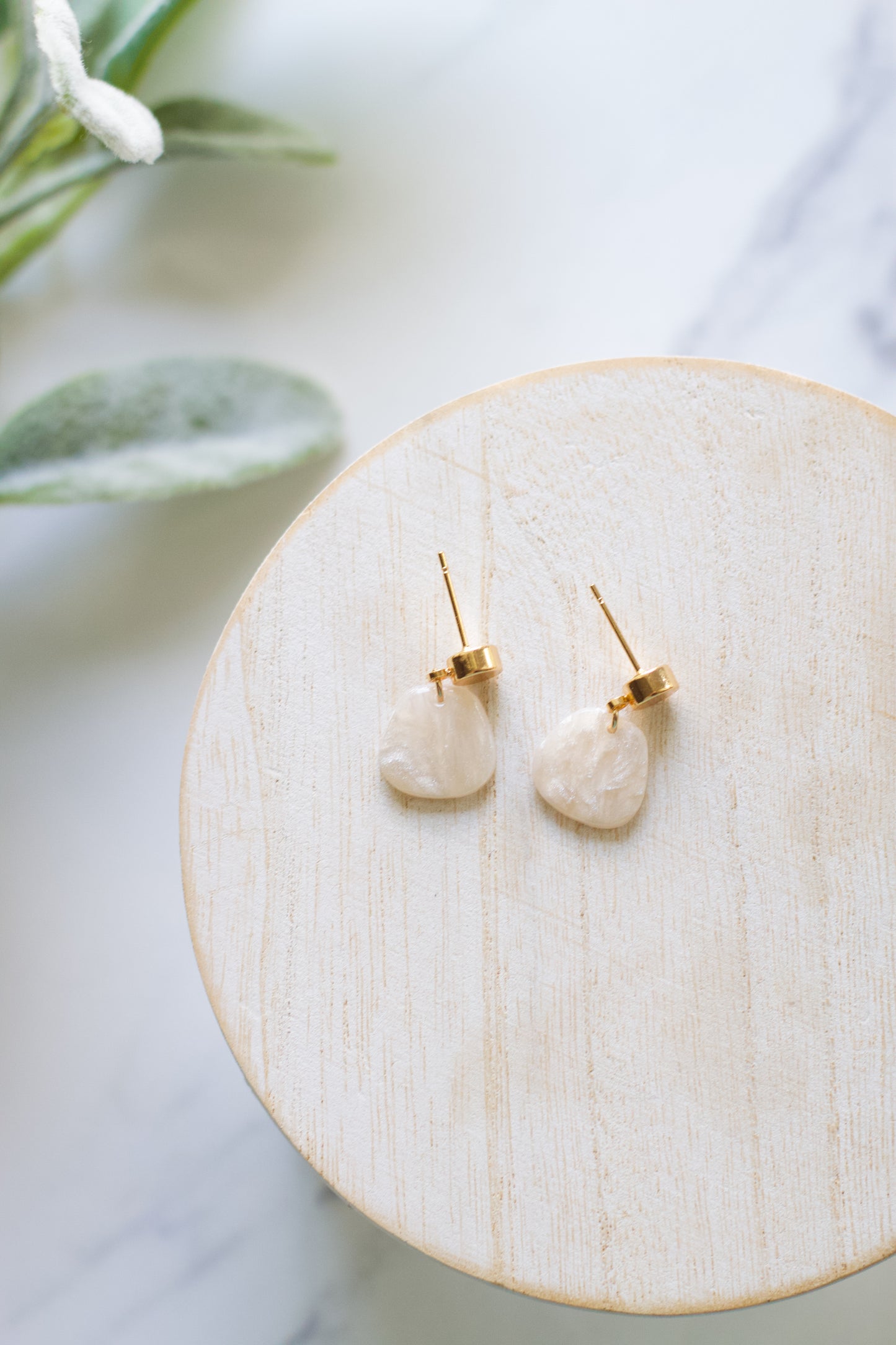 Marbled Pearl Dangles