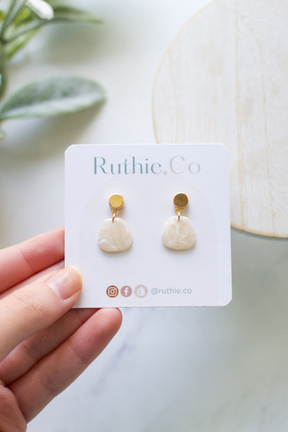 Marbled Pearl Dangles