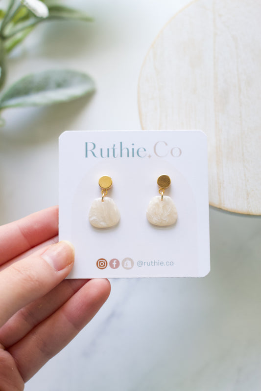 Marbled Pearl Dangles
