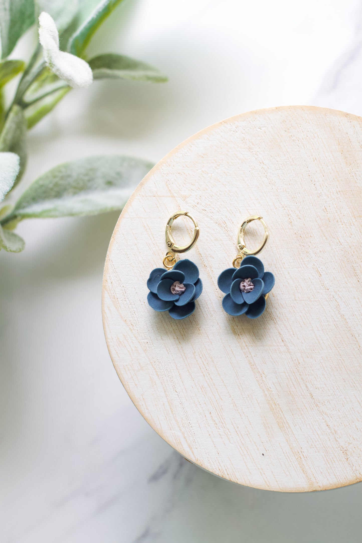 Rosette Bloom Hoops