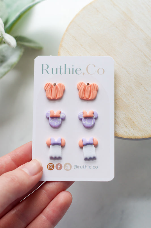 Pastel Minnie Halloween 3 Pack