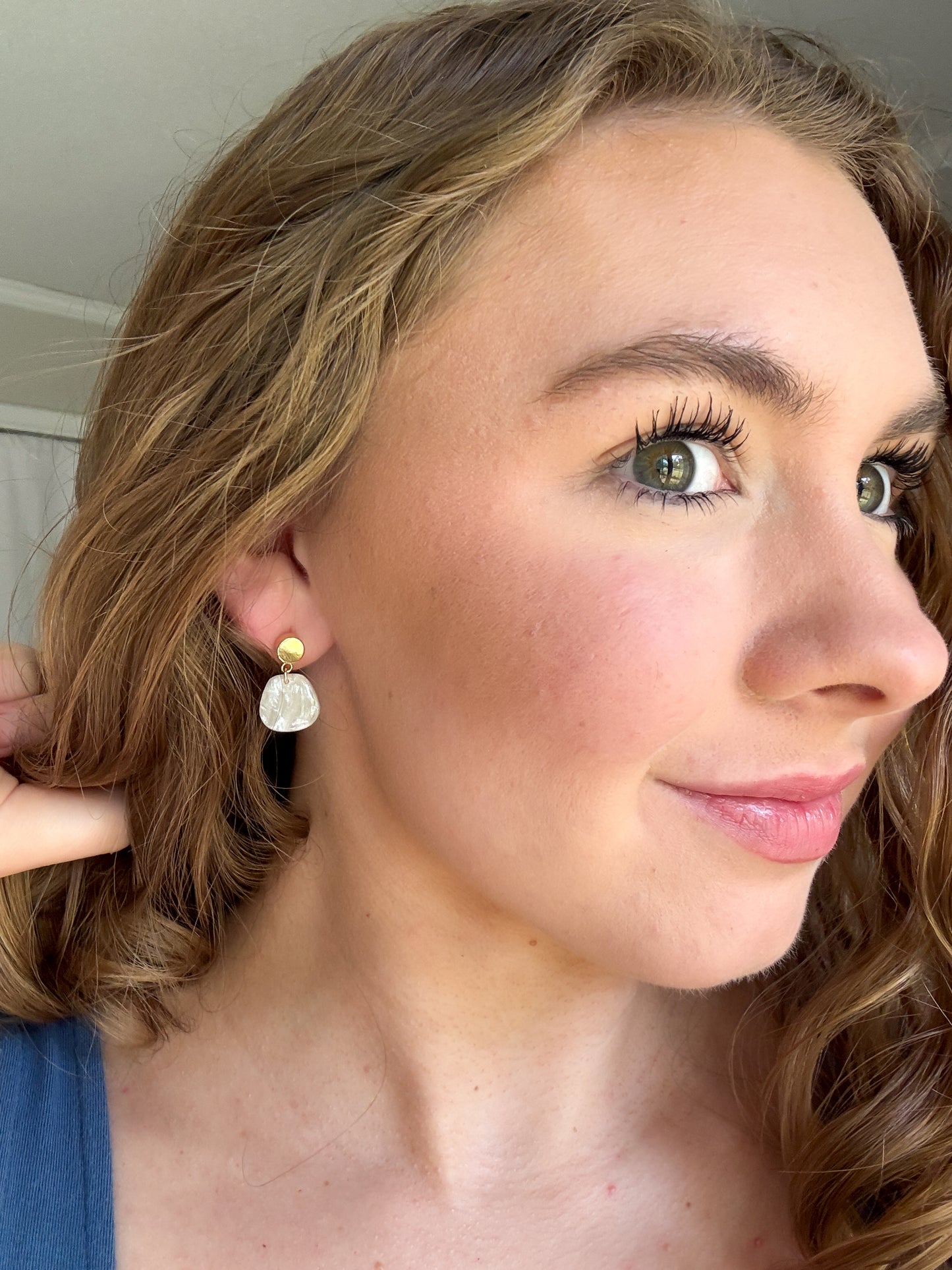Marbled Pearl Dangles
