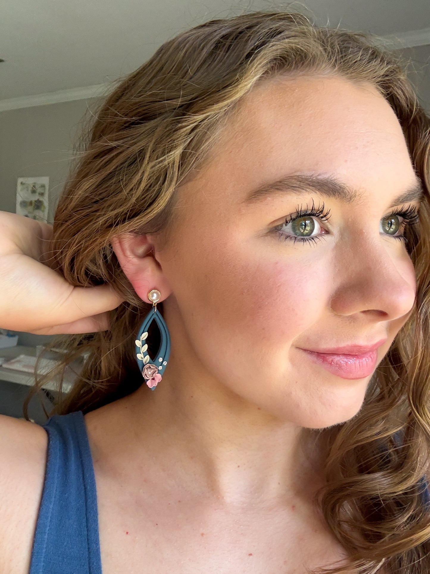 Elegant Floral Dangles