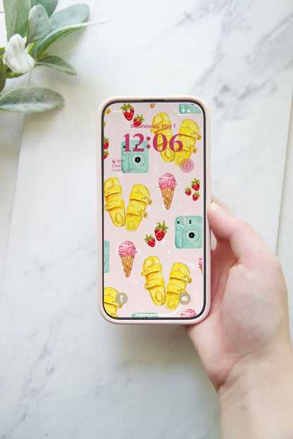 6 Summer Watercolor Wallpaper