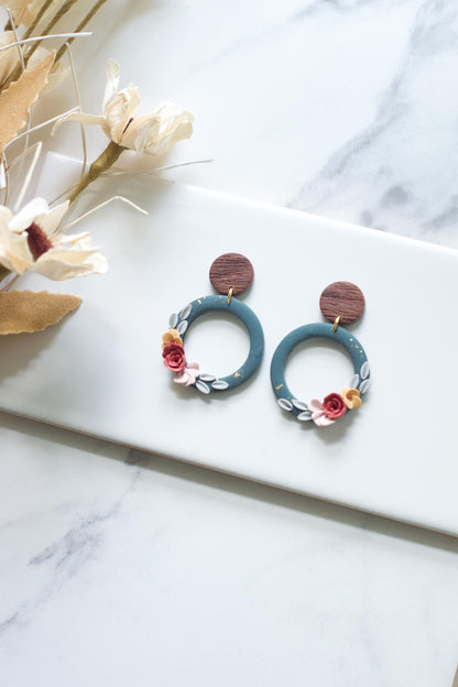 Fall Floral Dangles