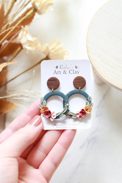 Fall Floral Dangles